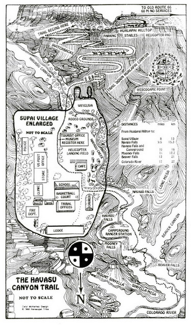 map-of-havasu-falls-canyon