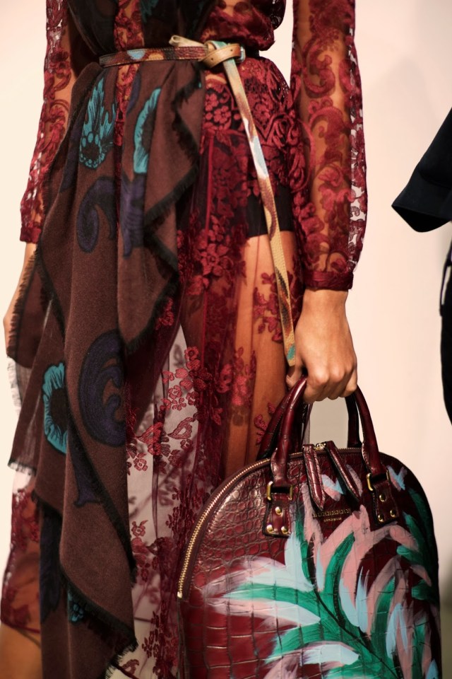 Backstage at the Burberry Prorsum Womenswear Autumn_Winter 2014 Show in Londo_010