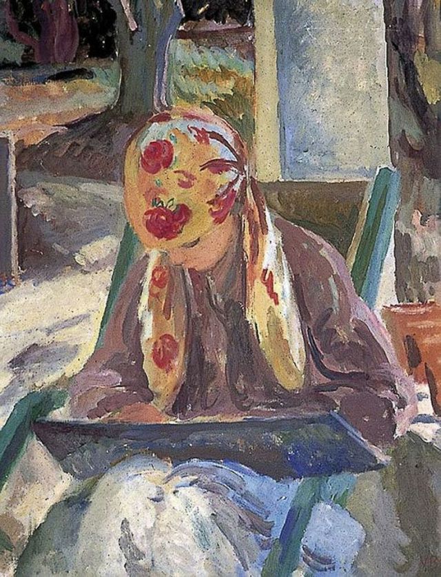 A Girl Reading (c.1932). Vanessa Bell