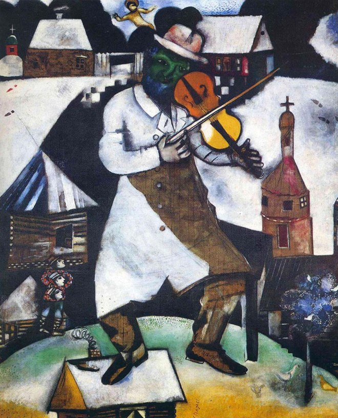 Marc Chagall, Il violinista, 1912-1913, Stedelijk Museum, Amsterdam